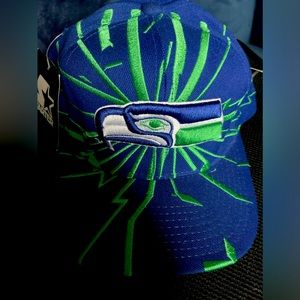 Vintage starter Seattle Seahawks shockwave hat 90s era classic new with tags!